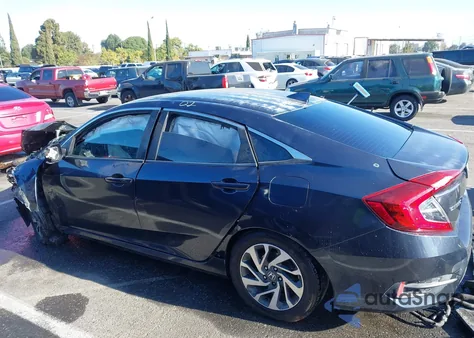 2017 Honda Civic Ex z USA, uszkodzony, nr VIN 2HGFC2F77HH532565